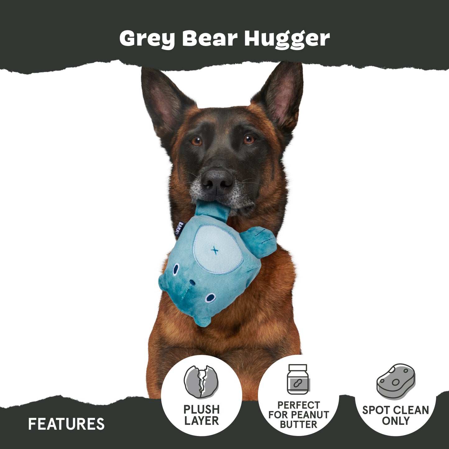 Grey Bear Hugger